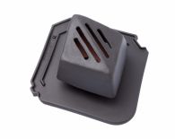 Braas Smaragd Ton-Sanilüfter offen (7214258) anthrazit