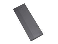 Braas Tegalit Aerlox Matt Schlussstein halb links - Granit