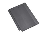 Braas Tegalit Aerlox Matt Schlussstein ganz rechts - Granit