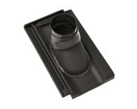 Braas Topas 11V Ton-Abgasrohrdurchgang (9628856) basaltgrau