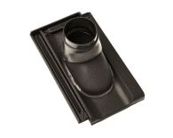 Braas Topas 11V Ton-Abgasrohrdurchgang (9628853) kristallgrau