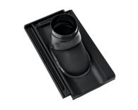 Braas Topas 11V Ton-Abgasrohrdurchgang (9628814) tiefschwarz