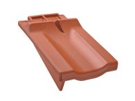 Braas Topas 13V Firstanschluss-Ortgang links (7012803) kupferrot