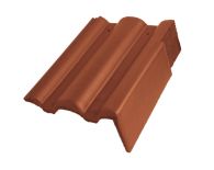 Braas Taunus Pfanne Giebelstein Ausstich 110 mm rechts (5610284) Star Matt ziegelrot