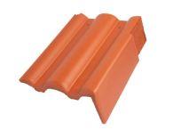 Braas Taunus Pfanne Giebelstein Ausstich 110 mm rechts (5610285) Star Matt klassisch-rot