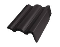 Braas Taunus Pfanne Giebelstein Ausstich 88 mm rechts (5610083) Star Matt granit