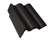 Braas Taunus Pfanne Giebelstein Ausstich 88 mm links (5610183) Star Matt granit