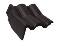 Braas Taunus Pfanne Knick-Giebelstein links (5609483) Star Matt granit