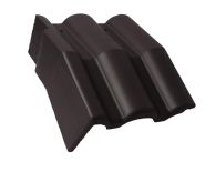 Braas Taunus Pfanne Mansard-Giebelstein links (5612183) Star Matt granit