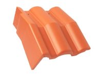 Braas Taunus Pfanne Mansard-Giebelstein links (5612185) Star Matt klassisch-rot