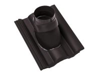 Braas Taunus Pfanne Durovent Premium Abgasdurchgang (5628783) Star Matt granit