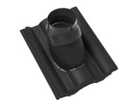 Braas Taunus Pfanne Durovent Premium Abgasdurchgang (5628780) Star Matt schiefergrau