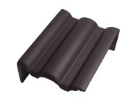 Braas Taunus Pfanne Pult-Giebelstein links (5604683) Star Matt granit