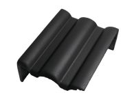 Braas Taunus Pfanne Pult-Giebelstein links (5604680) Star Matt schiefergrau