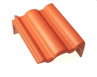 Braas Taunus Pfanne Pult-Giebelstein rechts (5604585) Star Matt klassisch-rot