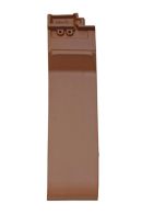 Braas Turmalin halber Firstanschluss-Doppelwulstziegel (7409803) kupferrot