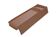 Braas Turmalin halber Firstanschluss-Ortgang rechts (7409603) kupferrot