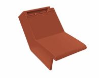 Braas Turmalin Knick-Ortgang links (9214403) kupferrot