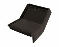 Braas Turmalin Knick-Ortgang rechts (9214353) kristallgrau