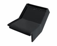 Braas Turmalin Knick-Ortgang rechts (9214319) tiefschwarz