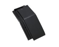 Braas Turmalin Halber Mansardziegel (9214719) tiefschwarz