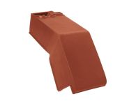 Braas Turmalin halber Mansardortgang links (7414203) kupferrot