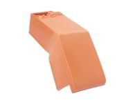 Braas Turmalin halber Mansardortgang links (7414200) naturrot