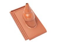 Braas Turmalin Ton-Antennenziegel (9229100) naturrot