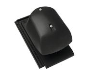 Braas Turmalin Ton-Lüfter DN150 (7428119) tiefschwarz