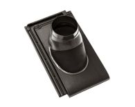 Braas Turmalin Ton-Abgasrohrdurchgang 128 mm (7428753) kristallgrau