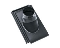 Braas Turmalin Ton-Abgasrohrdurchgang 128 mm (9228729) zeder