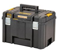 DeWALT DWST83346-1 robuste Werkzeugbox TSTAK-VI tief Schutzklasse IP54 mit herausnehmbarer Trage