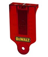 DeWALT Laser-Zieltafel rot mit Magnethalterung