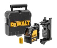 DeWALT DW088K-XJ Kreuzlinien-Laser rot selbstnivellierend mit Wandhalterung und Transportbox