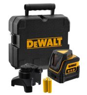 DeWALT DW0811-XJ Kreuzlinien-Laser rot  360° Grad selbstnivellierend mit Mini-Stativ und T-STAK-Koffer