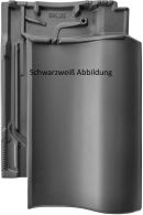 ERLUS Hohlfalz SL-D Pultdachziegel schiefer durchgef rbt