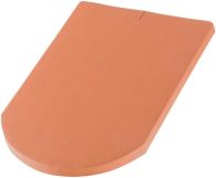 ERLUS Biber Firstplatten rund anthrazit