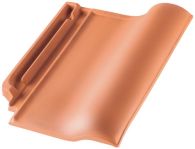 ERLUS E58MAX Pult-Ortgang rechts rot engobiert