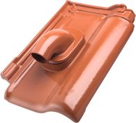 ERLUS E58PLUS Alu-Durchführungsziegel Solar anthrazit beschichtet