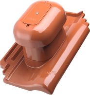 ERLUS E58/E58S Alu-Sanilüfter EPDM maroon pulverbeschichtet DN125 GP kpl.