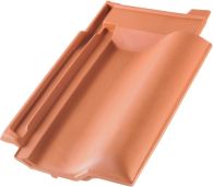 ERLUS E58/E58 S FA-Lüfter-Schiebeziegel rot engobiert