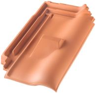 ERLUS E58S Schneefangpfanne rot engobiert