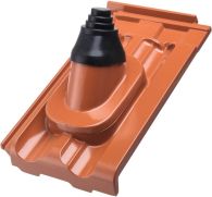 ERLUS Falz Alu-Antennenhaube kupferbraun/sinterrot mit Alu-DG-GP pulverbeschichtet