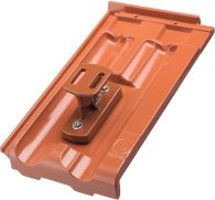 ERLUS Falzziegel System 1GP mit Solarträger kupferbraun Alu