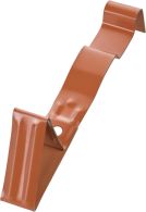 ERLUS Falz Schneestopper aus Metall rotbraun