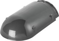 ERLUS Gratanfänger keramischer Neu für Firstziegel Nr. 15 graphitgrau, durchgefärbt