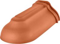 ERLUS Gratanfänger keramischer Neu für Firstziegel Nr. 18 naturrot