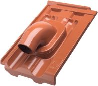 ERLUS Großfalz Alu-Durchführungsziegel Solar anthrazit