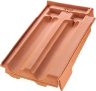 ERLUS Großfalz Ortgang rechts antik