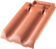 ERLUS Großfalzziegel XXL Doppelwulst rot engob